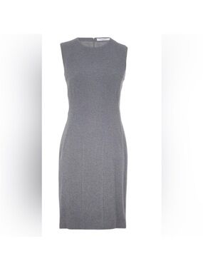 ⭐️🎩Christian Dior Sleeveless Midi Sheath Dress in Gray